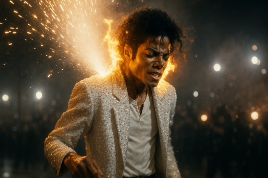 El accidente con Pepsi cuándo se quemo Michael Jackson y como comenzó su adicción