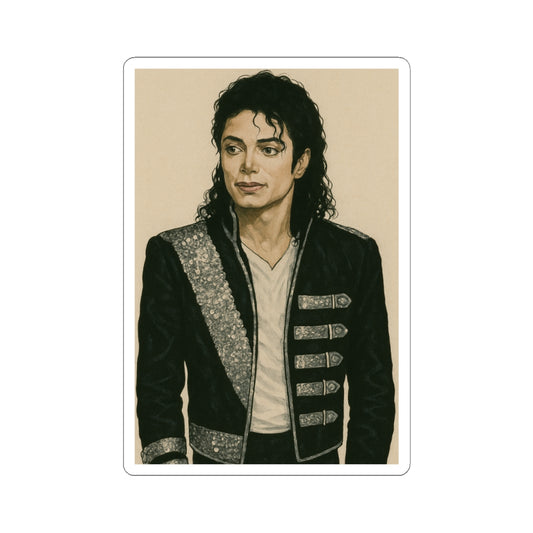 Michael Jackson Sticker Estilo Bad