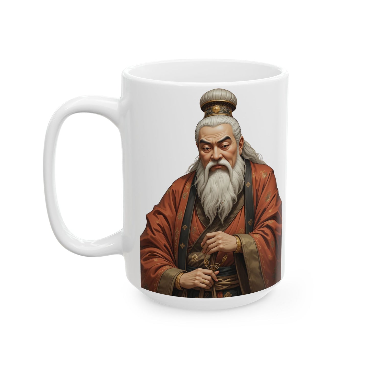 Taza Motivacional Confucio: "Aprender sin pensar..."