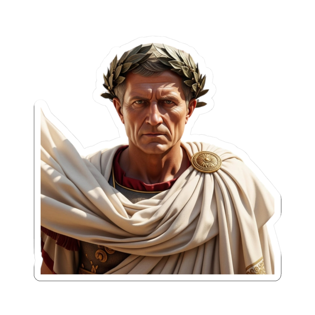 Calcomanía Julio César - General Romano y Dictador