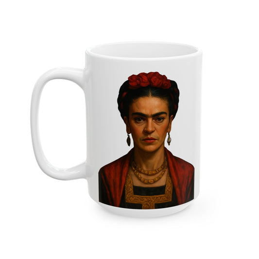 Taza Frida Kahlo – “Donde no puedas amar, no te demores”