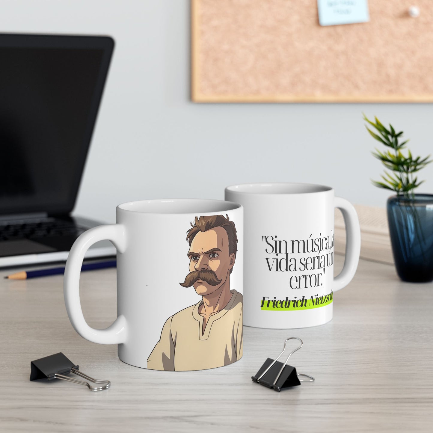 Taza Nietzsche: "Sin música, la vida sería un error"