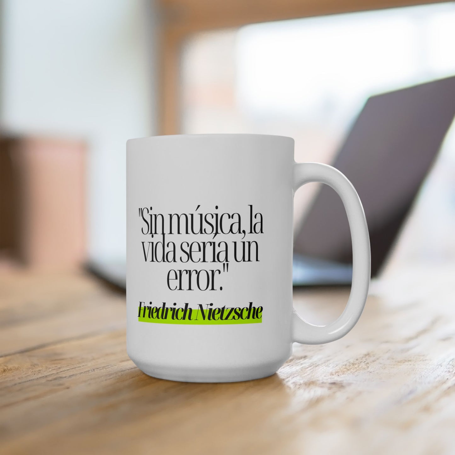Taza Nietzsche: "Sin música, la vida sería un error"