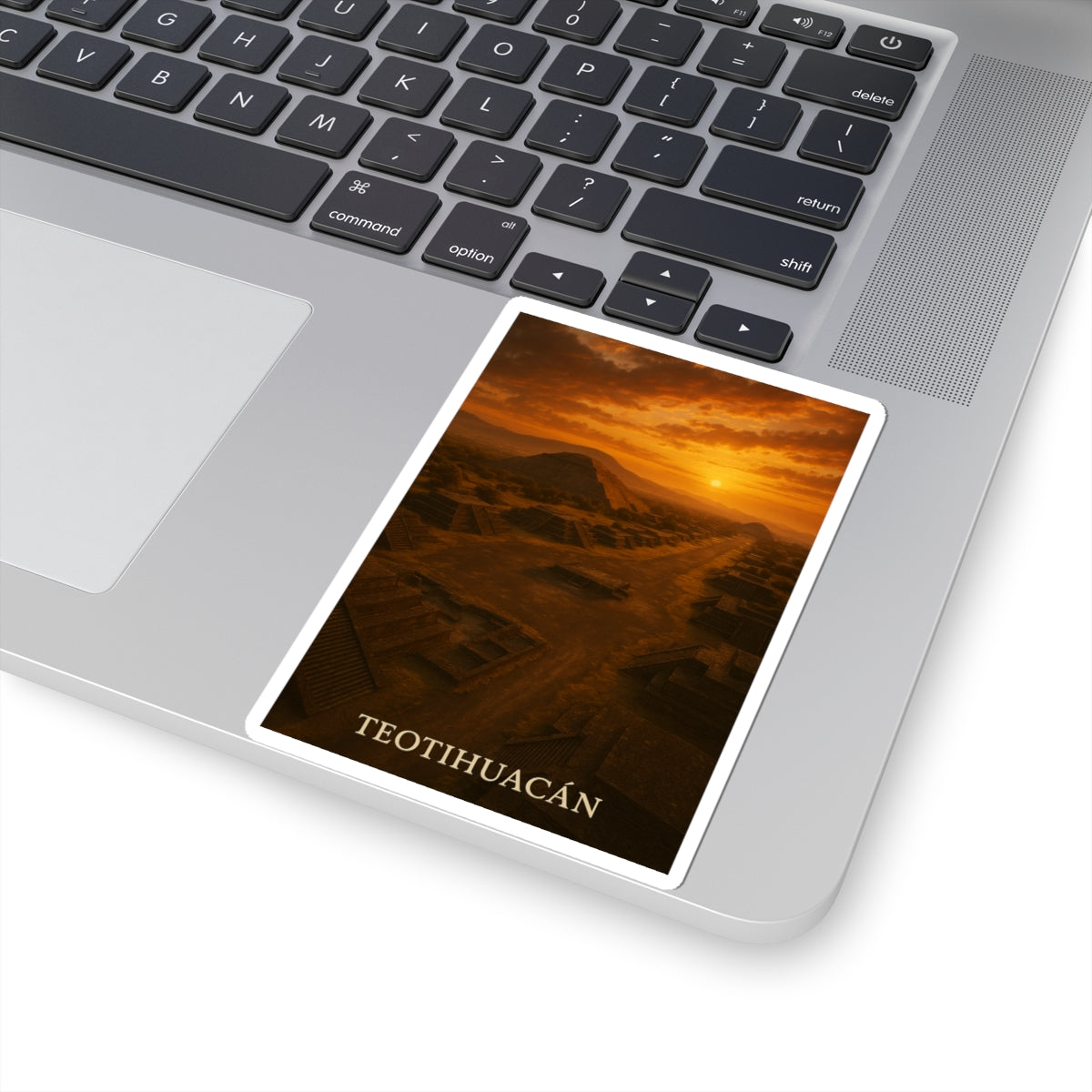 Sticker Teotihuacán: Pirámides del Sol y la Luna en México