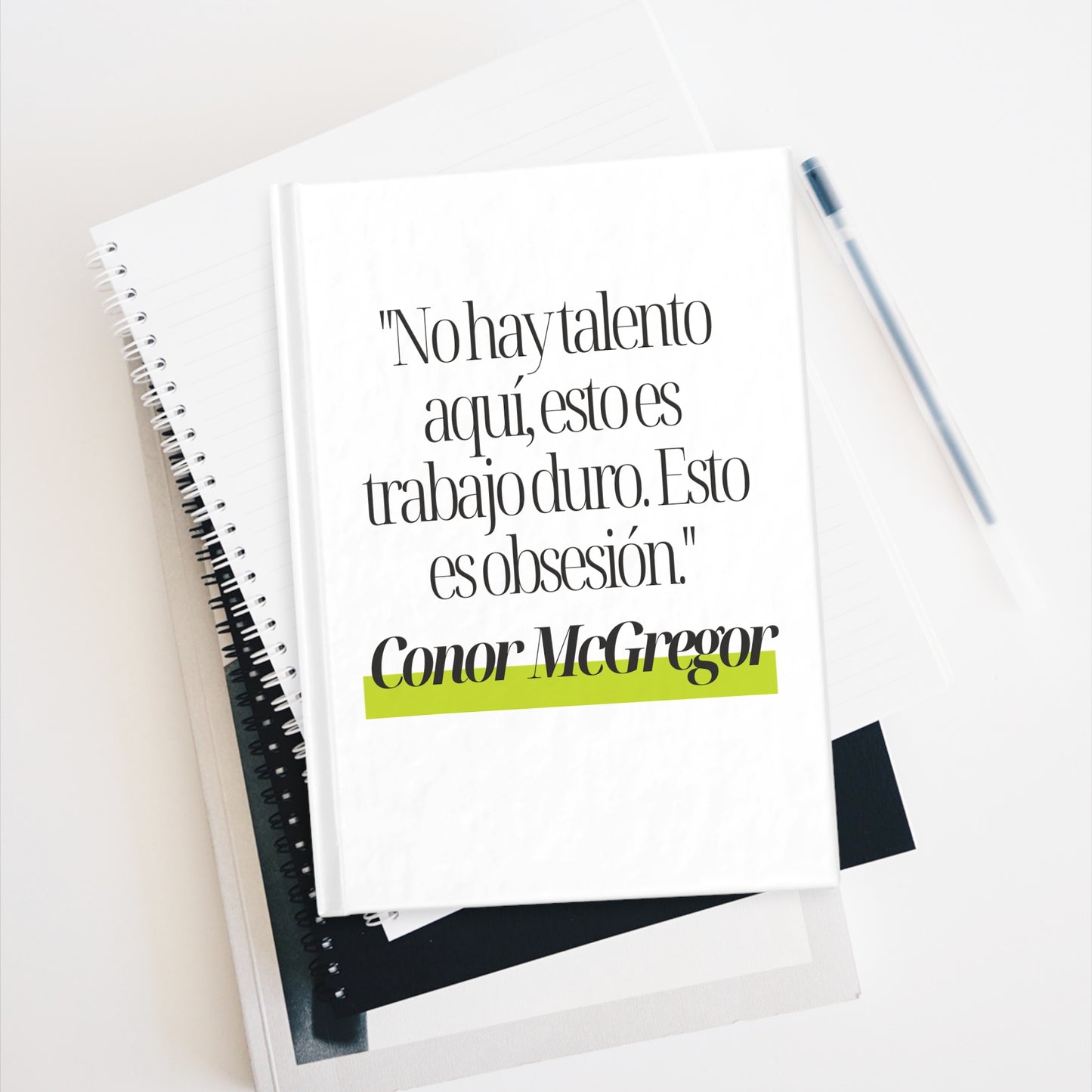 Cuaderno Inspiracional Conor McGregor UFC: "The Notorious"