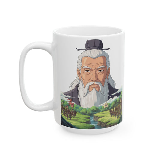 Mug Sun Tzu Ghibli "Caos y Oportunidad" - Taza de Estrategia