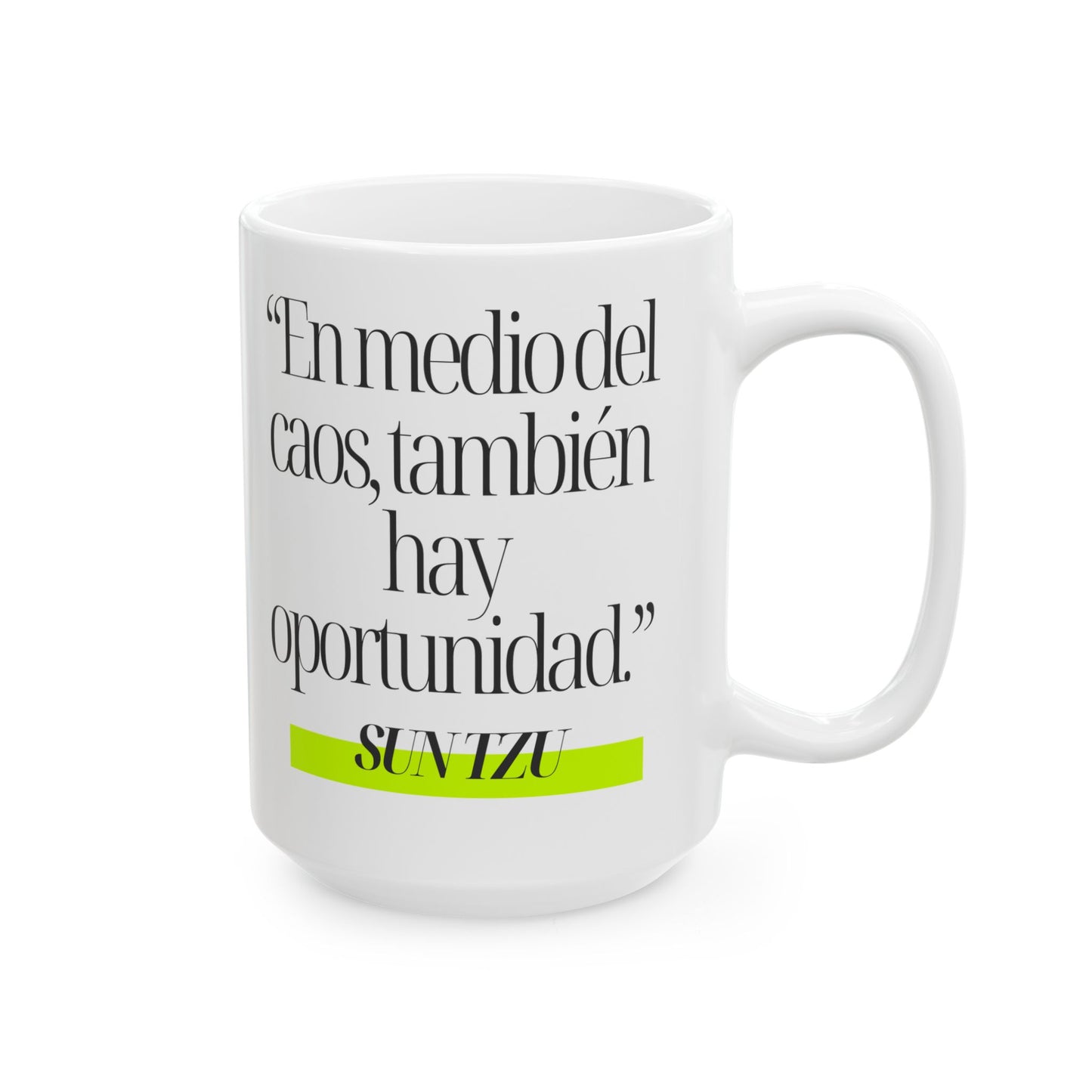 Mug Sun Tzu Ghibli "Caos y Oportunidad" - Taza de Estrategia