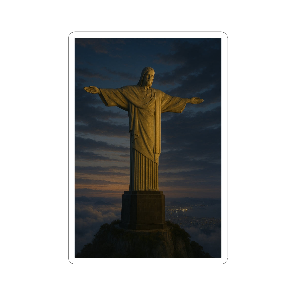 Sticker Cristo Redentor Río de Janeiro Brasil