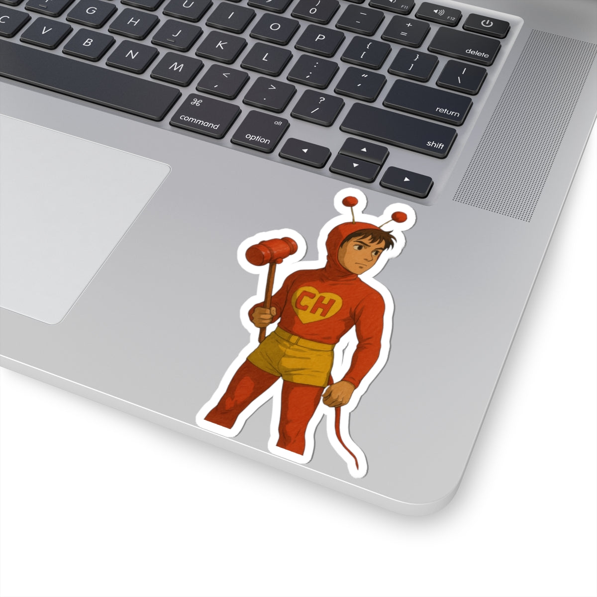 Sticker Chapulín Colorado Ghibli: Arte Fantástico y Humor Clásico