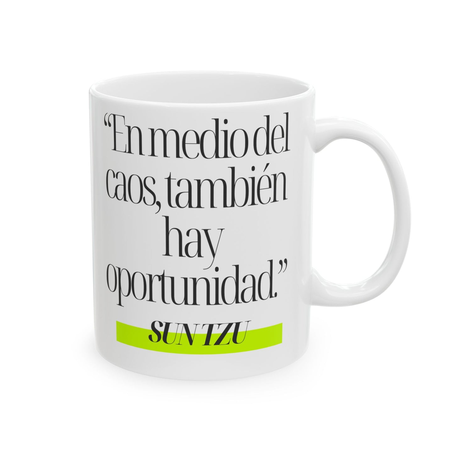 Mug Sun Tzu Ghibli "Caos y Oportunidad" - Taza de Estrategia