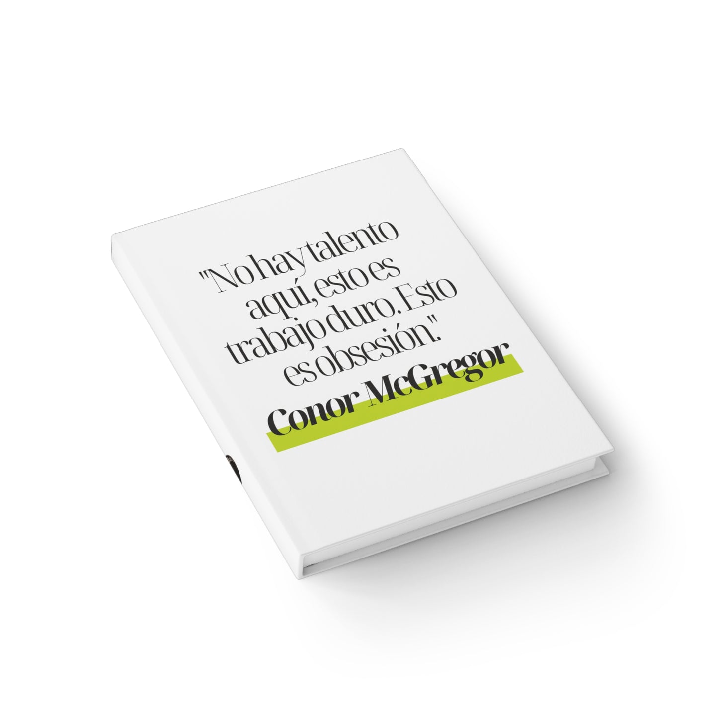 Cuaderno Inspiracional Conor McGregor UFC: "The Notorious"