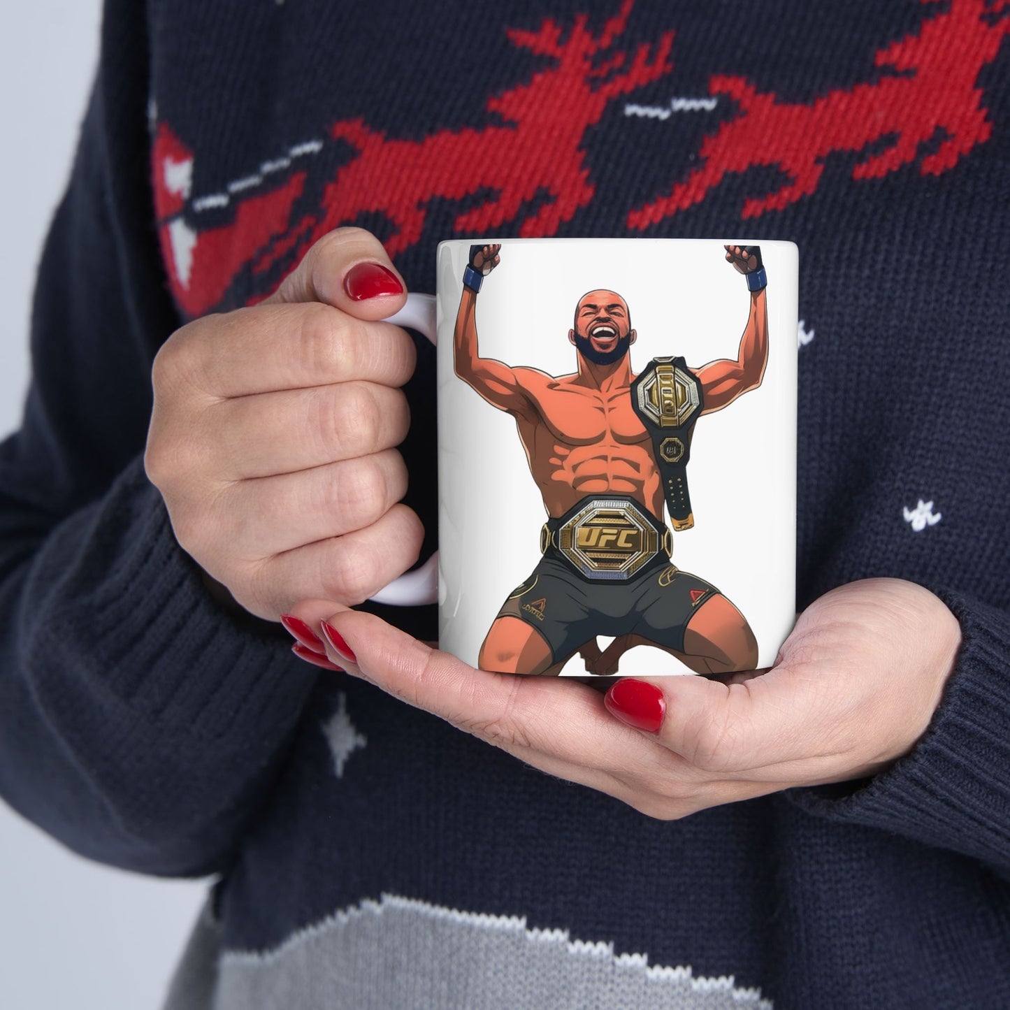 Taza Motivacional Jon Jones UFC: "Bones"