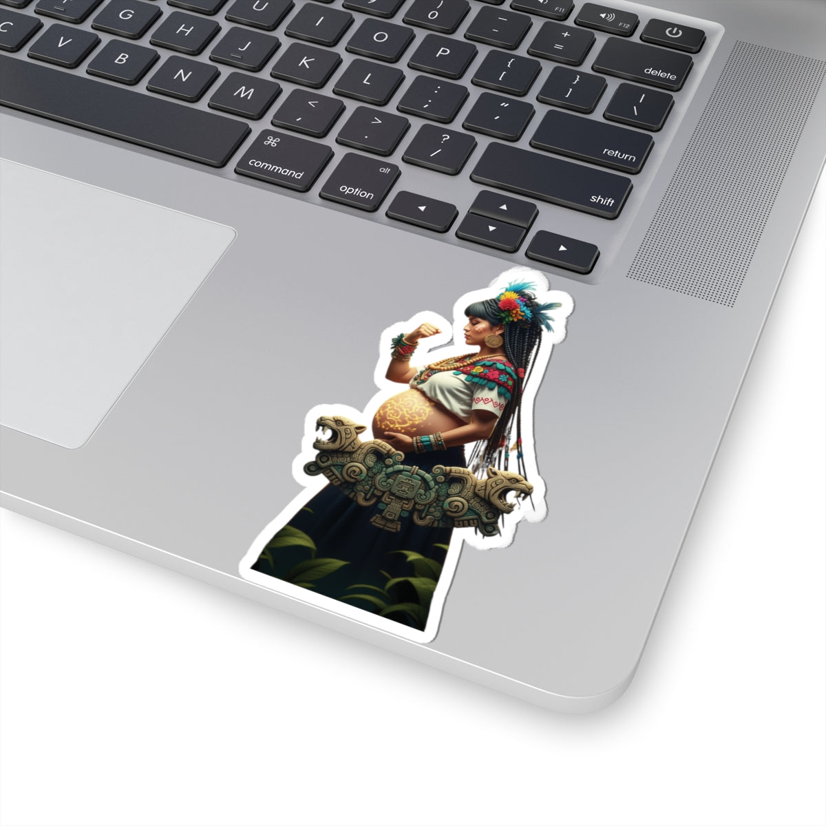 Sticker de Herencia Azteca: Fuerza Ancestral y Legado Duradero