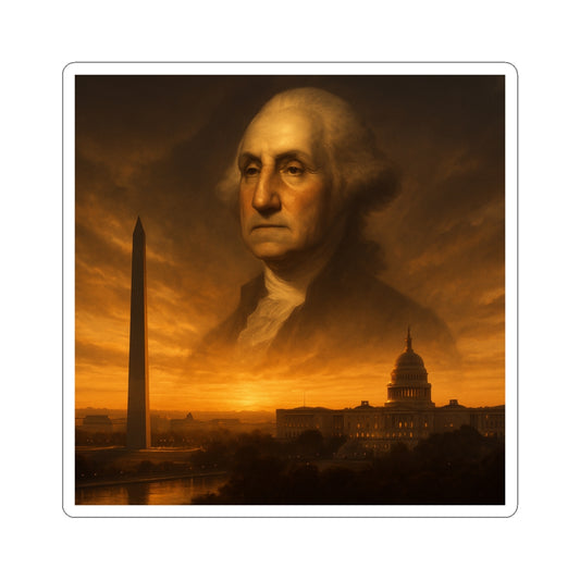 Sticker George Washington: Ícono Histórico
