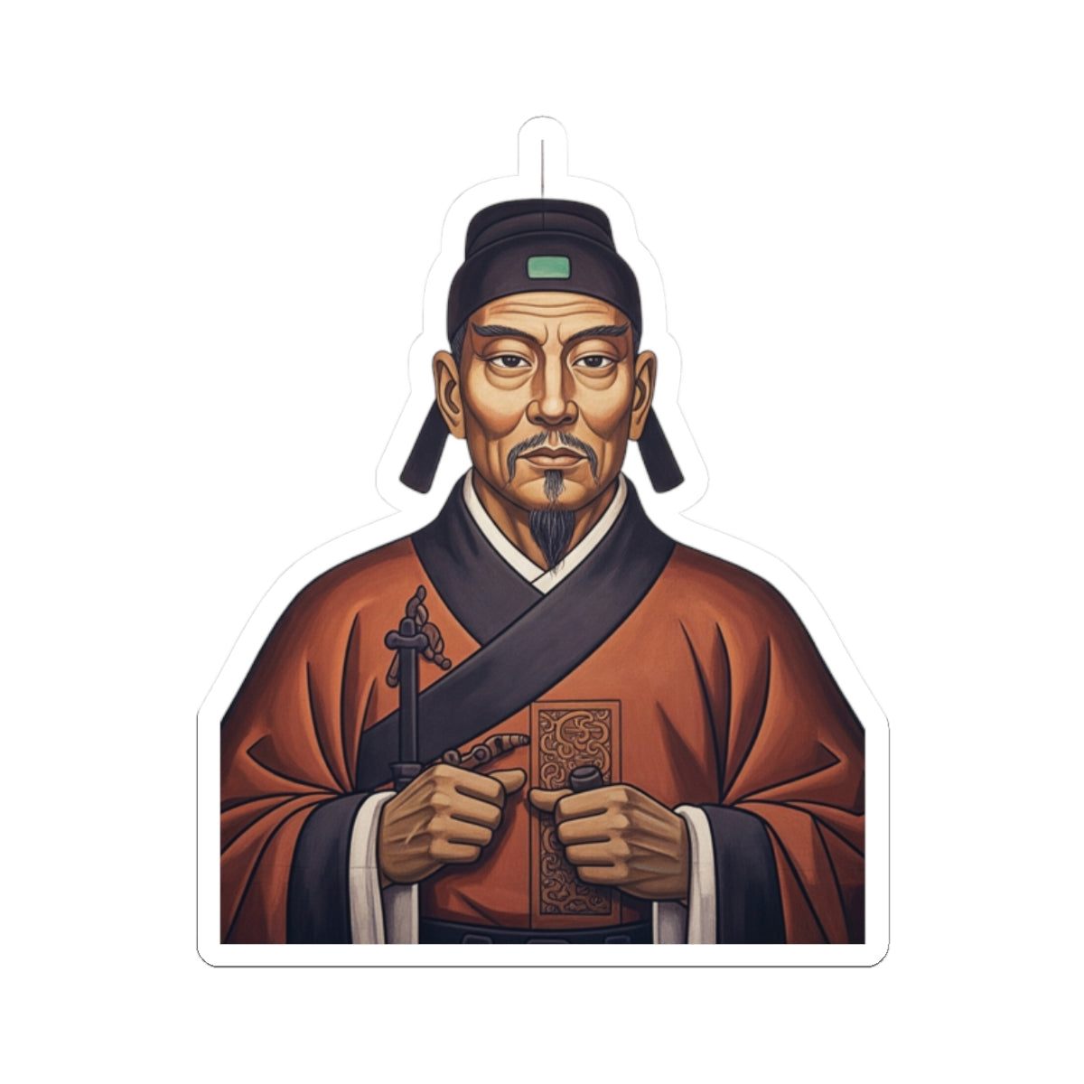 Sticker Sun Tzu: El Arte de la Guerra | Pegatina de Estrategia Militar