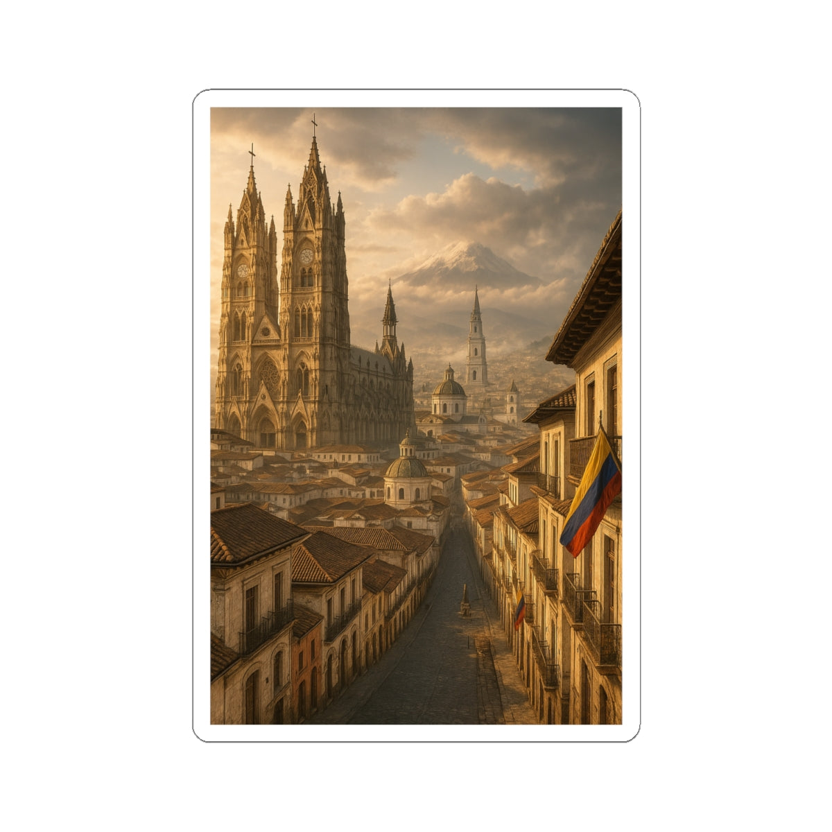 Sticker Quito Ecuador - Capital Andina