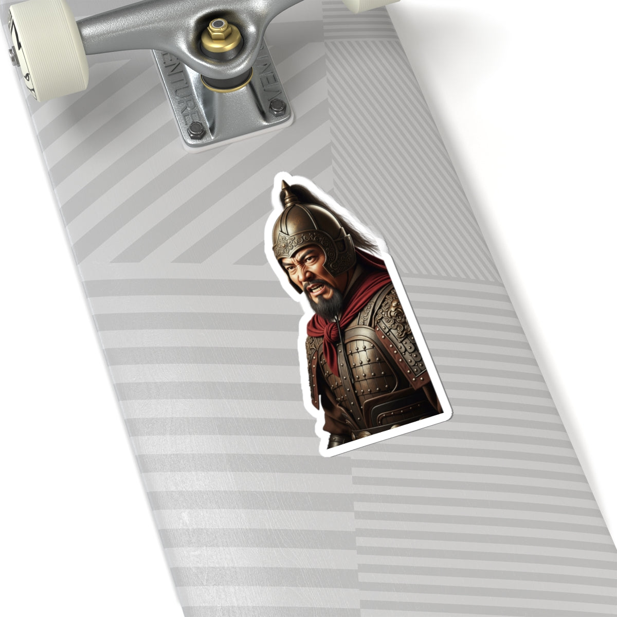 Sticker Genghis Khan Calcomanía Histórica para Laptop