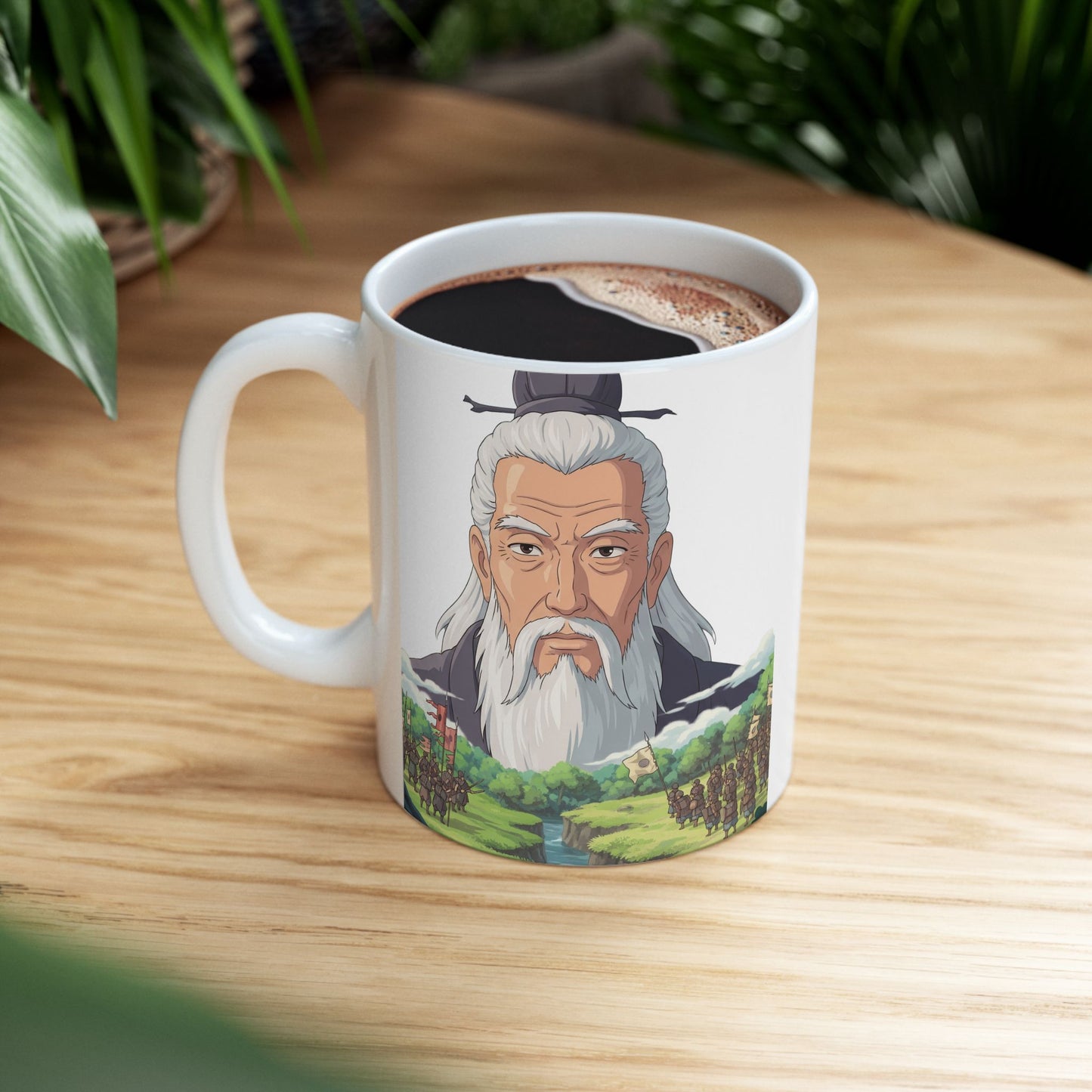 Mug Sun Tzu Ghibli "Caos y Oportunidad" - Taza de Estrategia