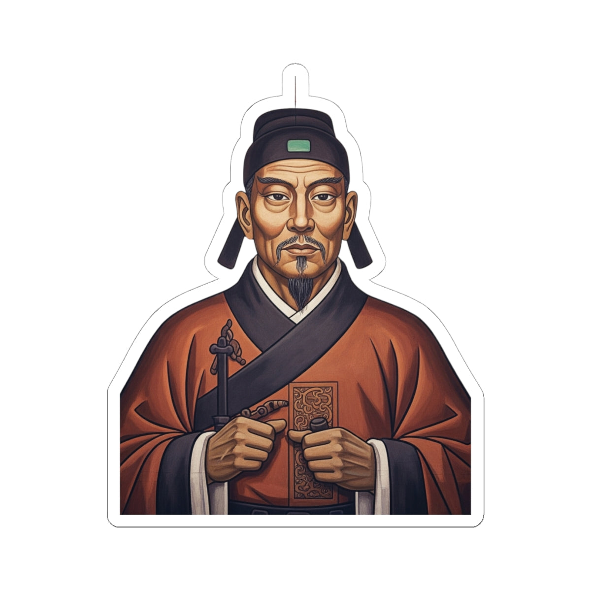 Sticker Sun Tzu: El Arte de la Guerra | Pegatina de Estrategia Militar