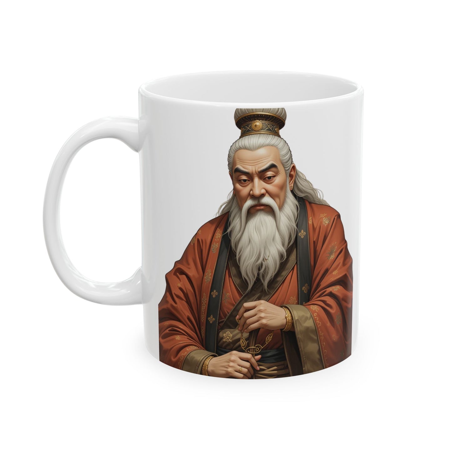 Taza Motivacional Confucio: "Aprender sin pensar..."