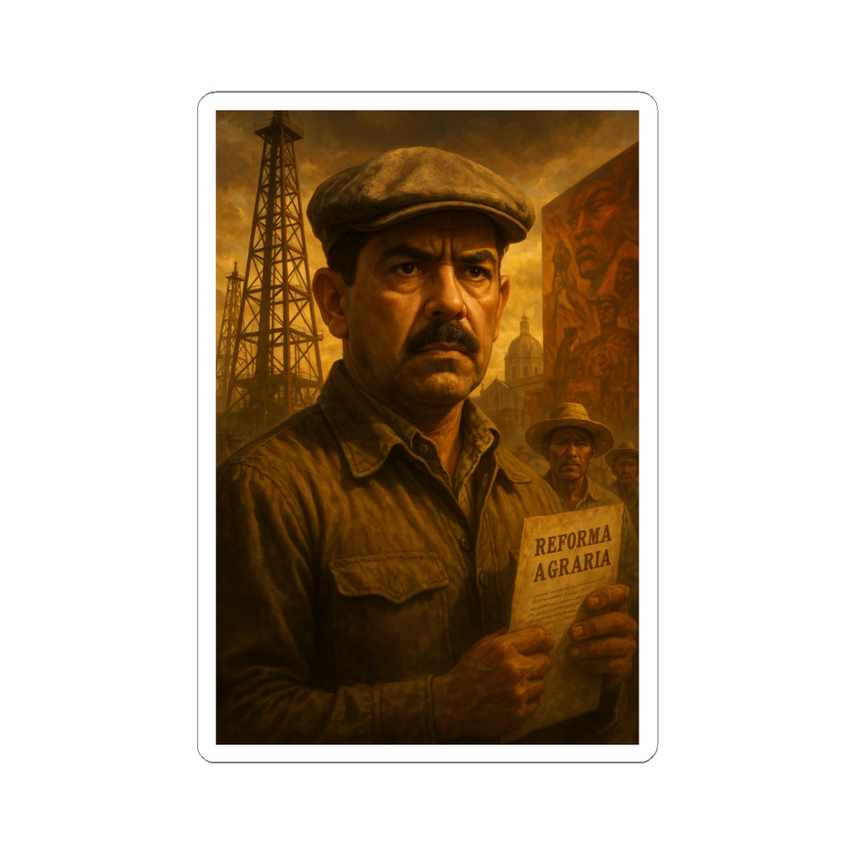 Sticker Lázaro Cárdenas - Presidente México