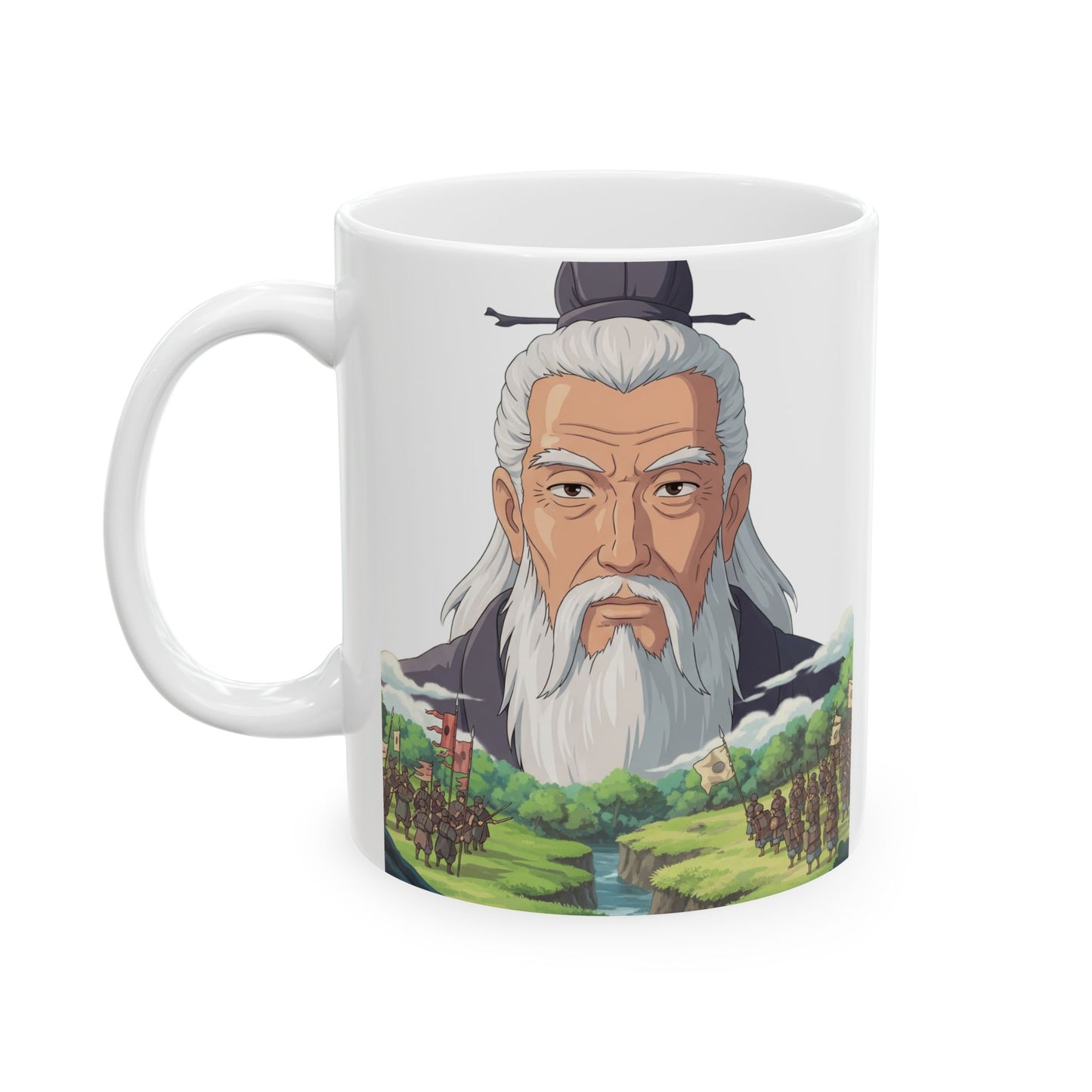 Mug Sun Tzu Ghibli "Caos y Oportunidad" - Taza de Estrategia