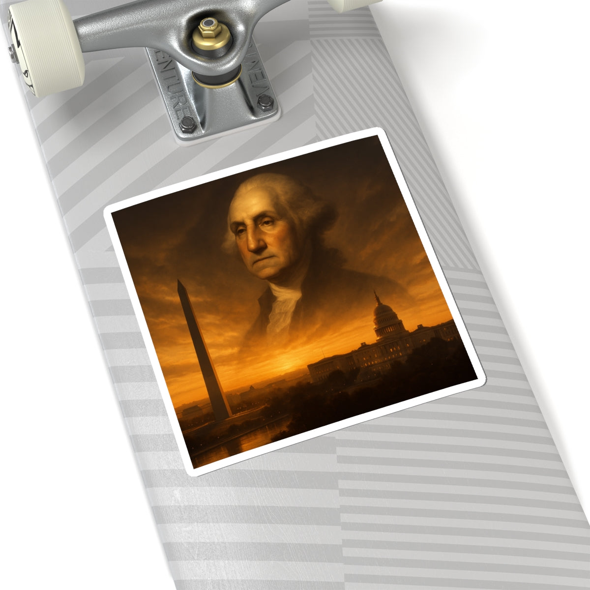 Sticker George Washington: Ícono Histórico