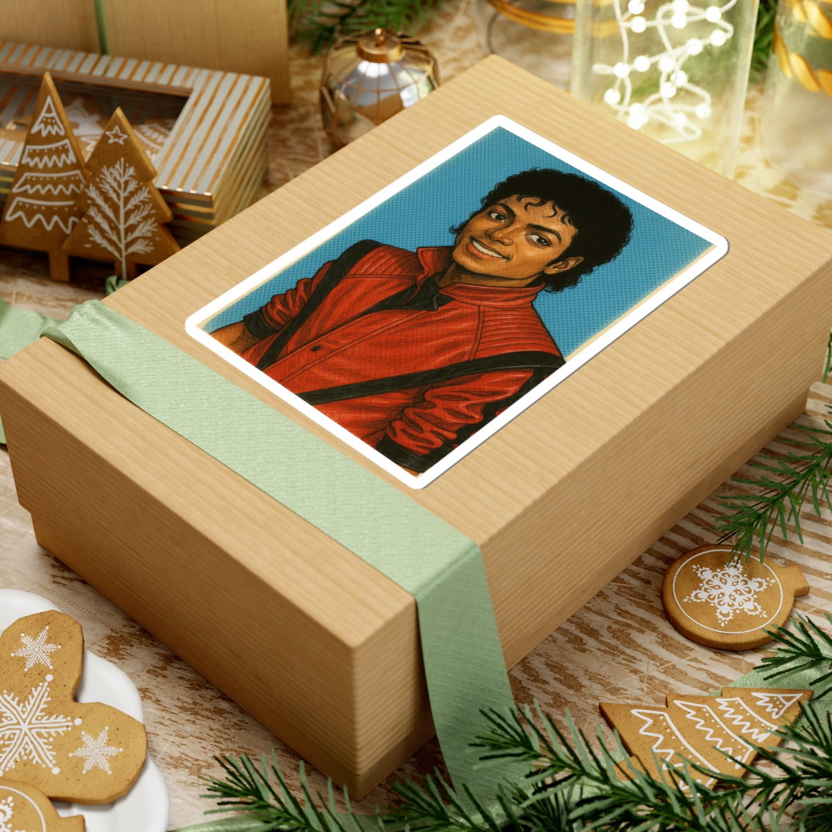 Sticker Michael Jackson Sonrisa Ochentera