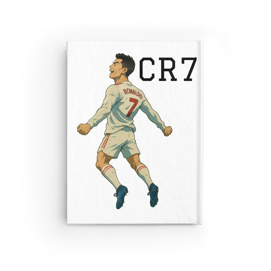 Cuaderno CR7 con Frase Inspiradora de Cristiano Ronaldo