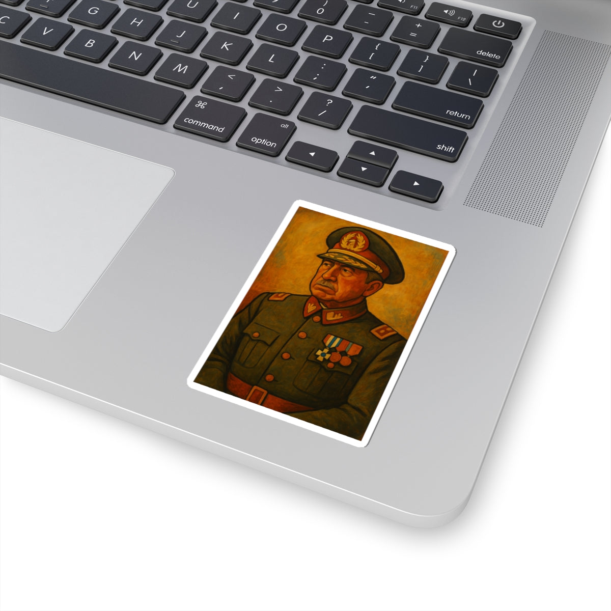 Sticker Augusto Pinochet – Estilo Diego Rivera (Muralismo mexicano)