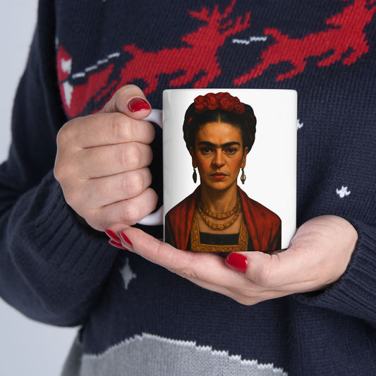 Taza Frida Kahlo – “Donde no puedas amar, no te demores”