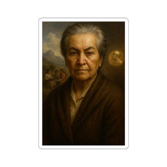 🇨🇱 Sticker Gabriela Mistral – Poeta de los Andes