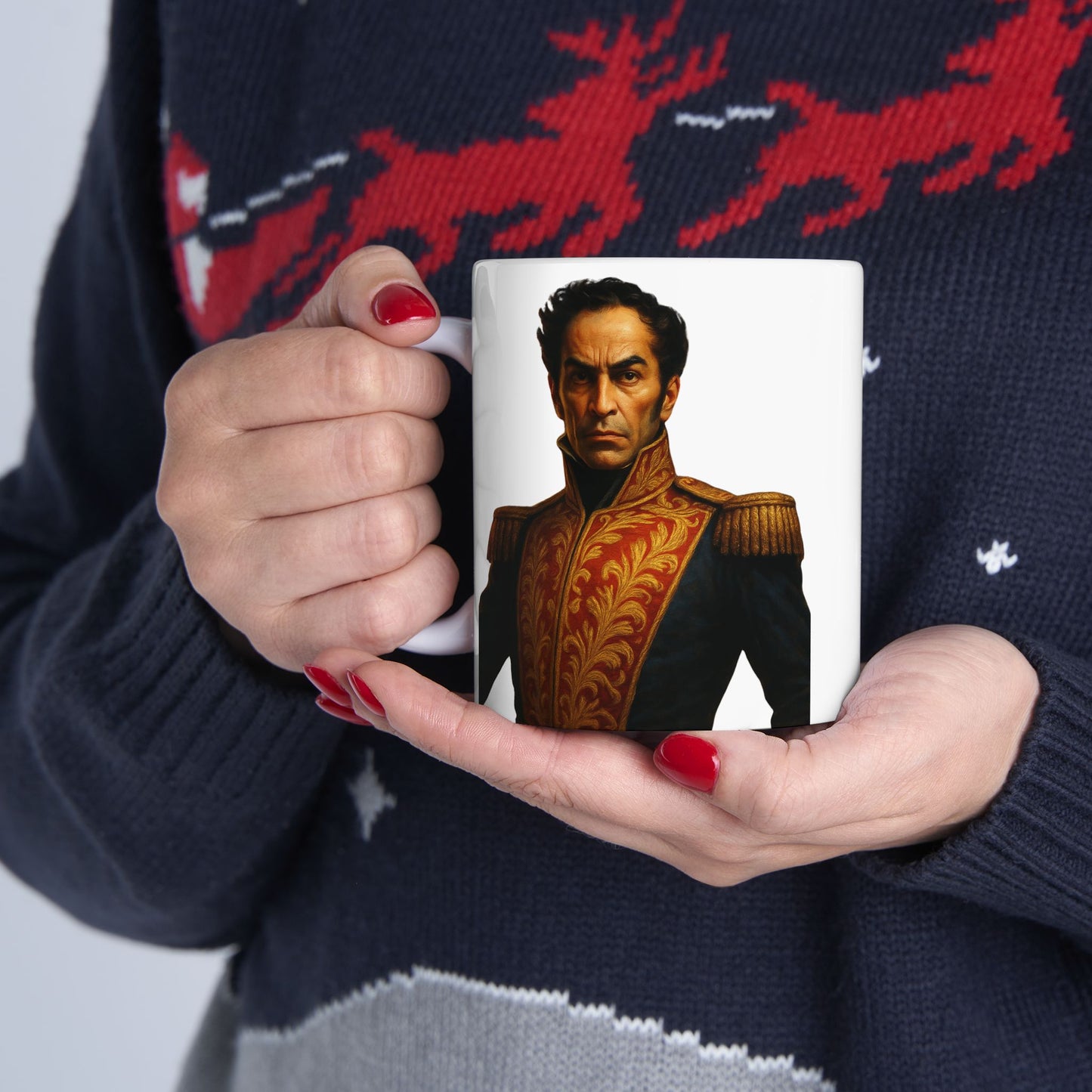 Mug Simón Bolívar: Un Pueblo Ignorante es su Propia Destrucción
