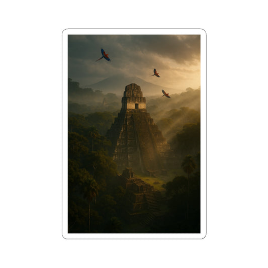 Sticker Tikal: Majestuosa Ciudad Maya de Guatemala