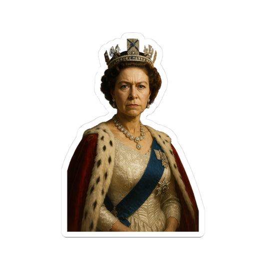 Calcomanía Isabel II: Reina de Inglaterra, Símbolo Británico y Windsor