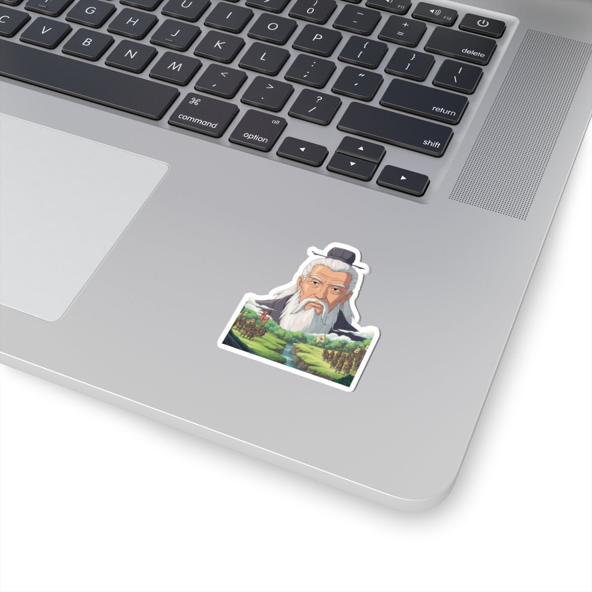 Sticker Sun Tzu Estilo Ghibli | Pegatina Anime de Estrategia