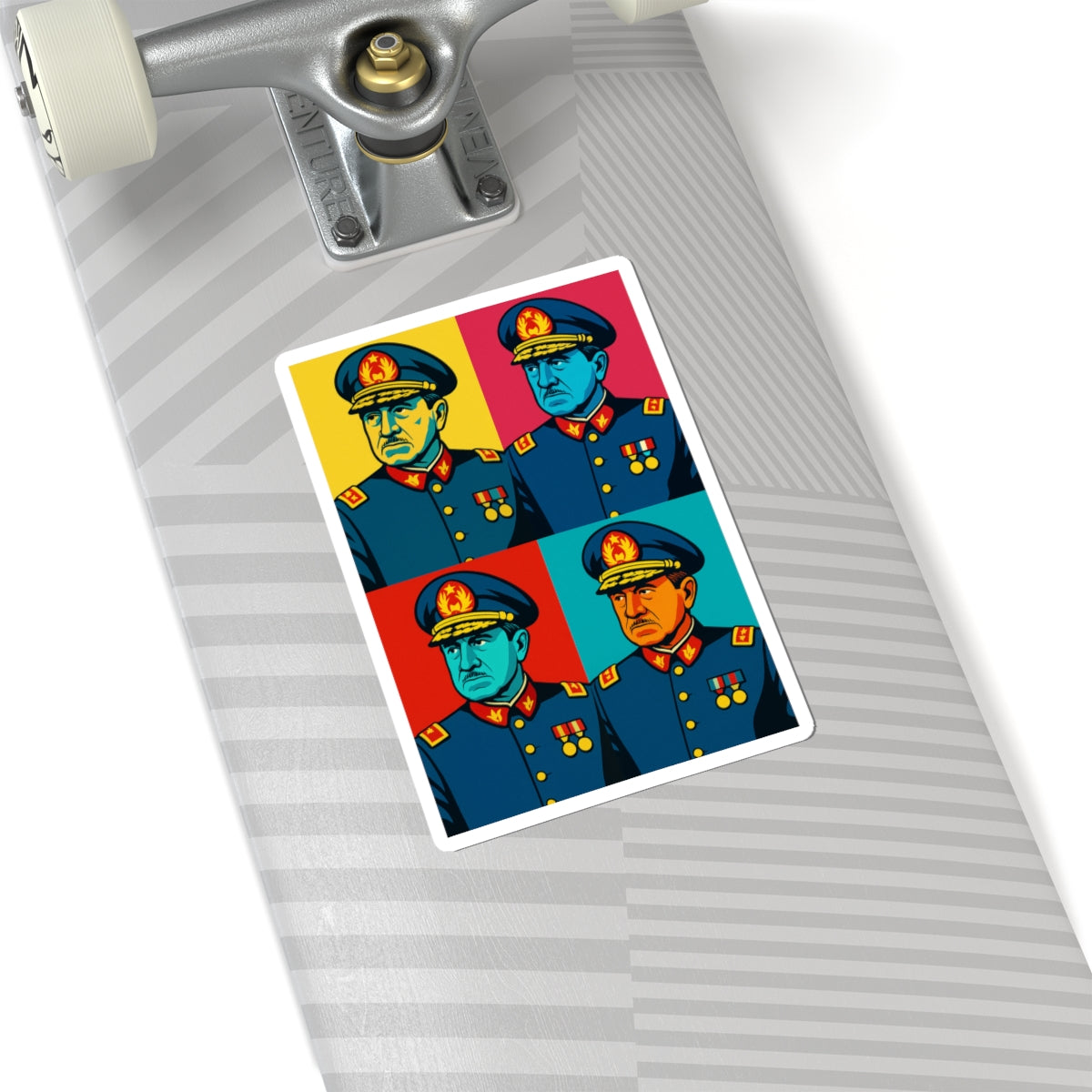 Sticker Augusto Pinochet – Pop Art estilo Warhol