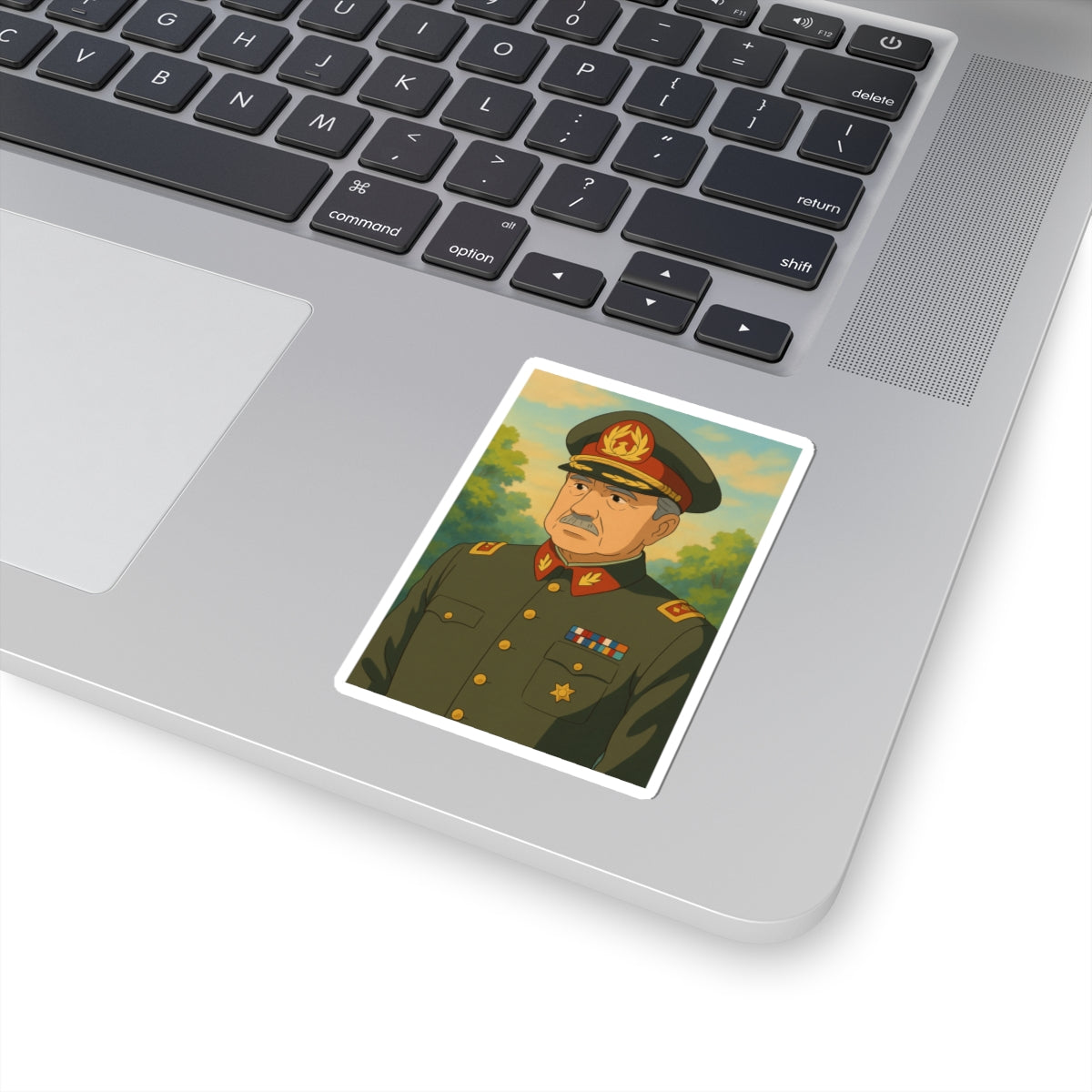 Sticker Augusto Pinochet – Estilo Estudio Ghibli