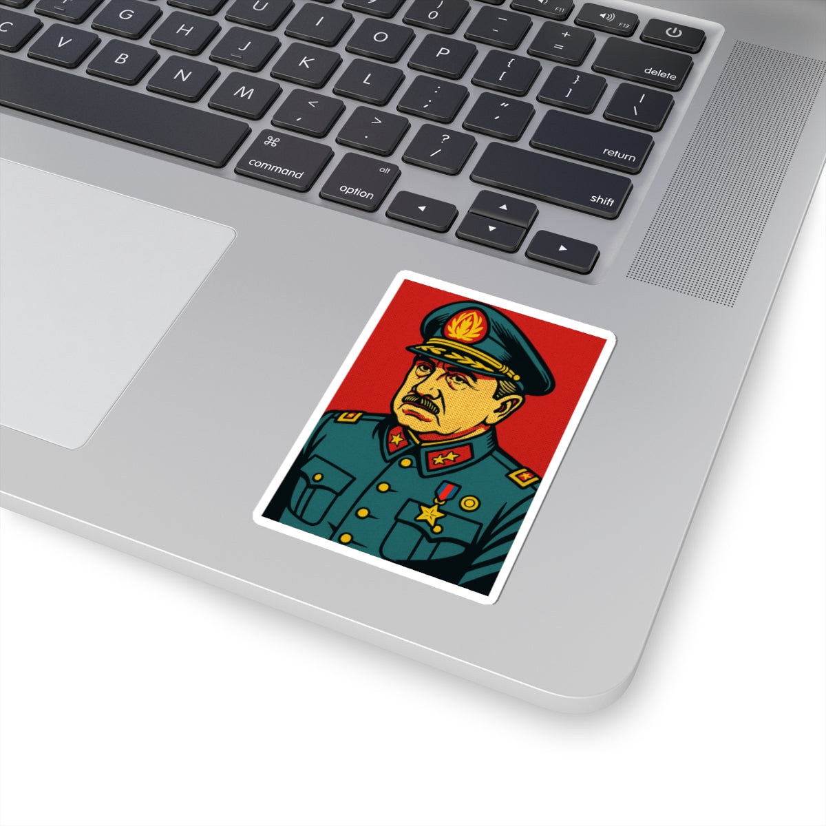 Sticker Augusto Pinochet – Caricatura cómic histórica