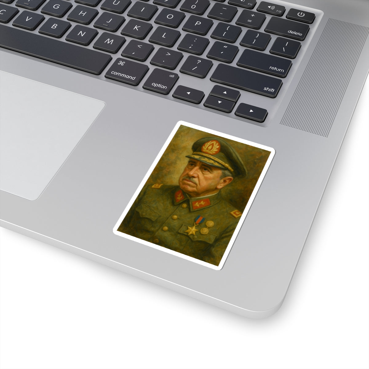 Sticker Augusto Pinochet – Retrato en óleo clásico