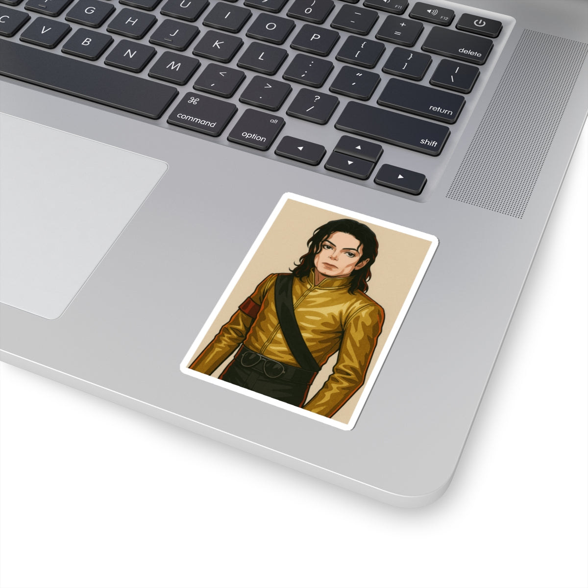 Michael Jackson Sticker Traje Dorado