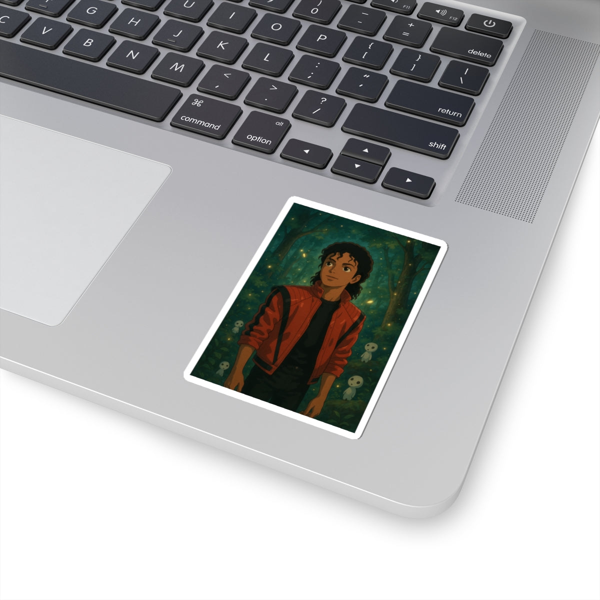 Sticker Michael Jackson Estilo Ghibli
