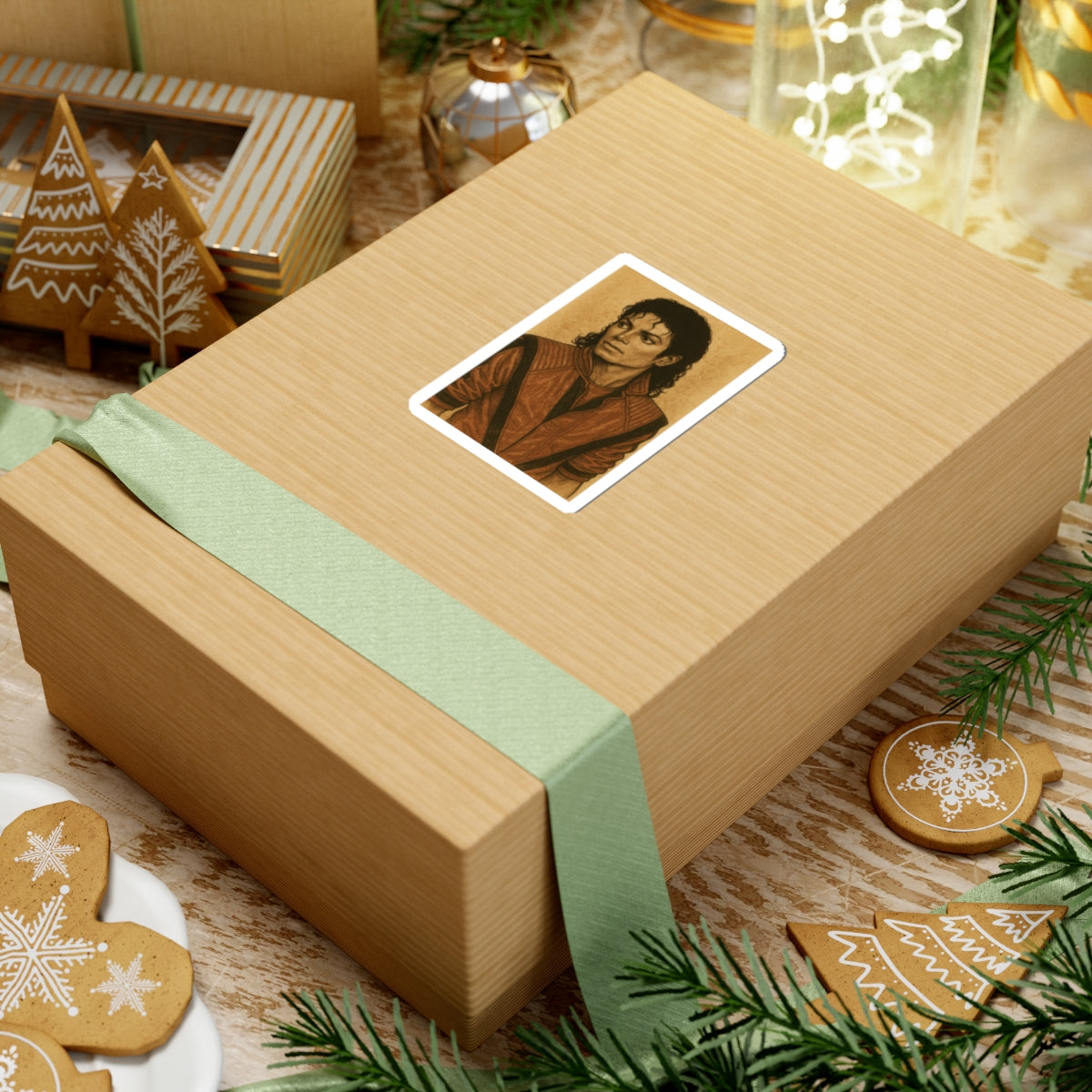 Michael Jackson Sepia – Sticker Vintage