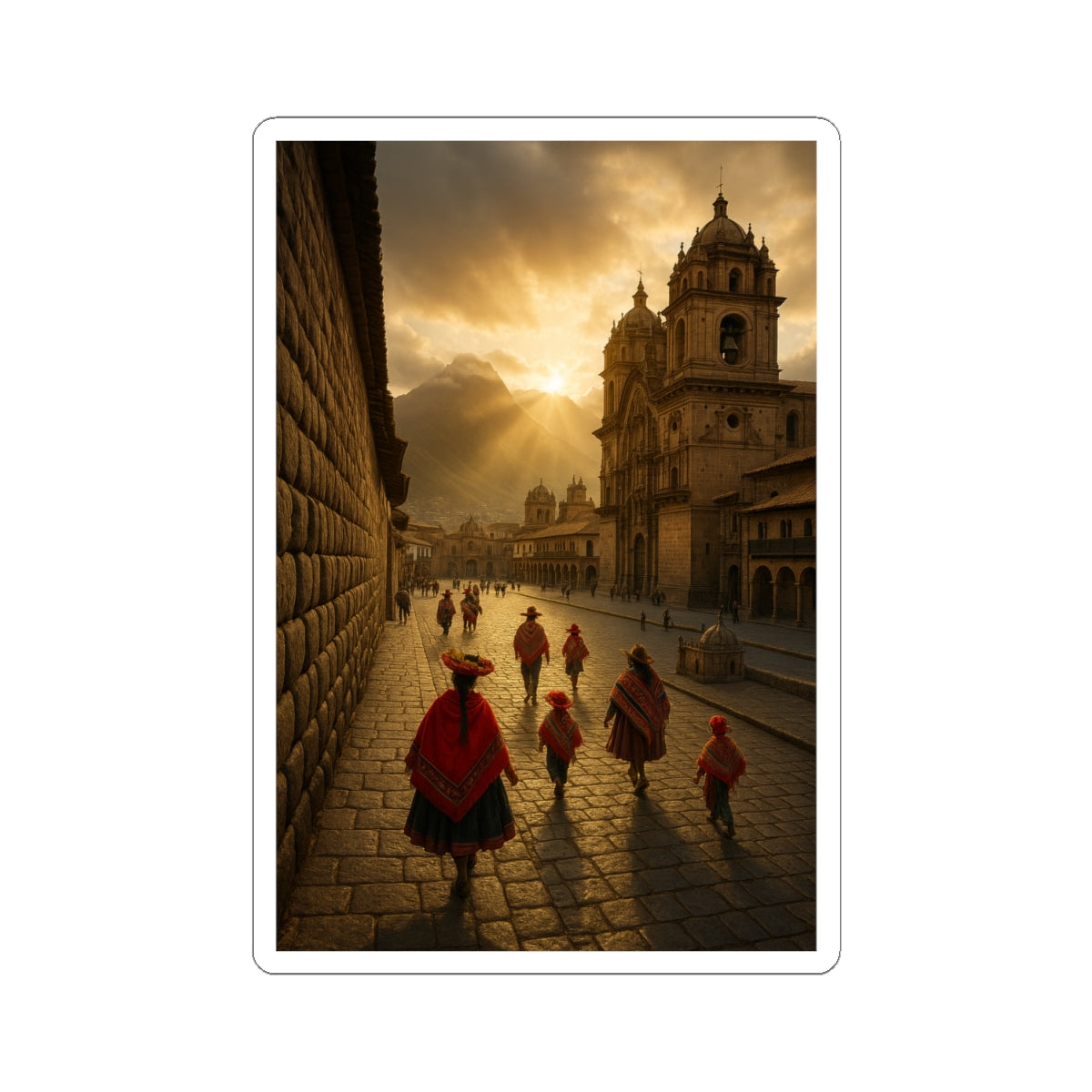 Sticker Cusco Machu Picchu - Ciudad Ancestral