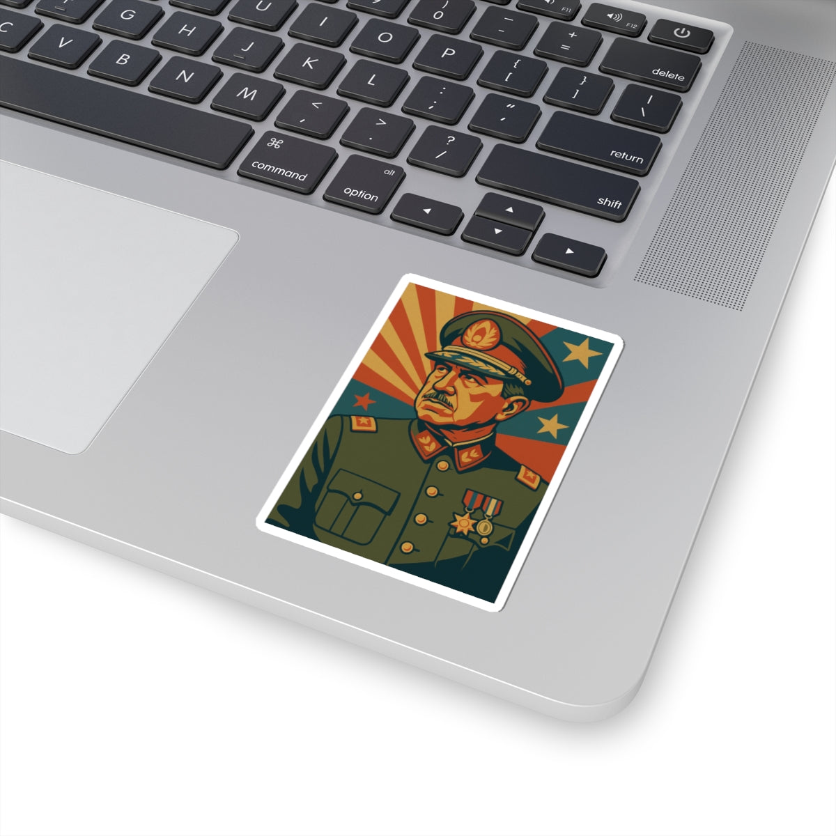 Sticker Augusto Pinochet – Arte retro propaganda histórica