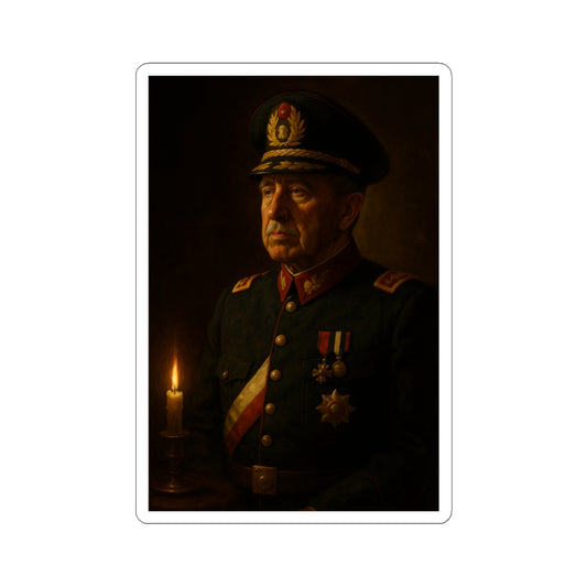 Sticker Augusto Pinochet – Arte barroco dramático
