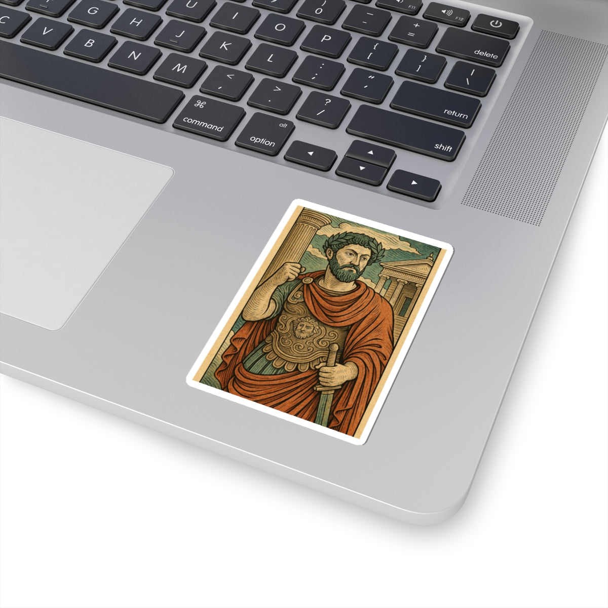 Sticker Marco Aurelio – La Fortaleza del Carácter