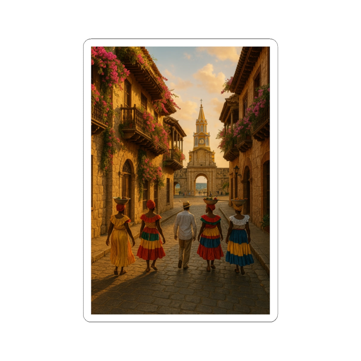 Sticker Cartagena Murallas - Caribe Colombiano