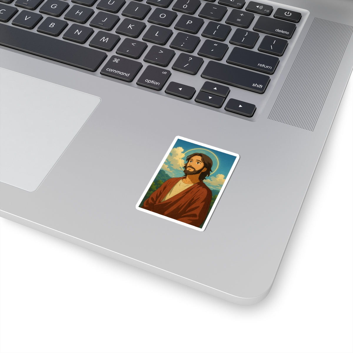 Sticker de Jesús estilo Studio Ghibli