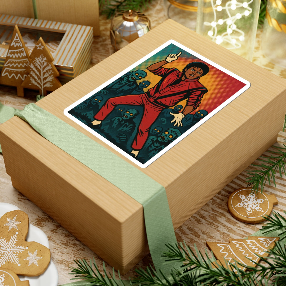 Sticker Michael Jackson Thriller Zombi Pop